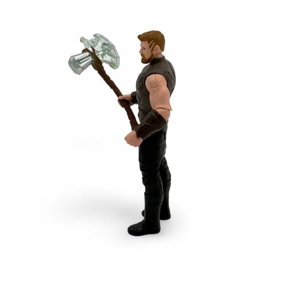 Marvel Avengers Infinity War Thor Action Figure W/ Stormbreaker Hasbro Loose MCU - Picture 3 of 8